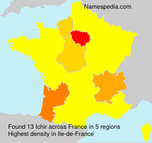 Surname Ichir in France Surname Ichir in France