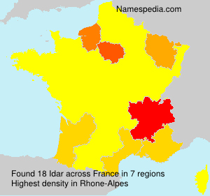 Surname Idar in France Surname Idar in France