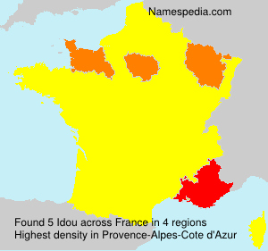 Surname Idou in France Surname Idou in France
