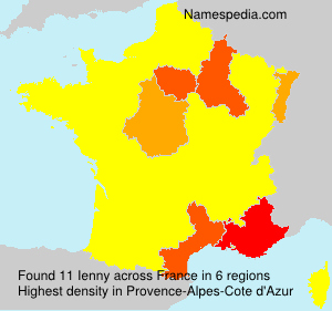 Surname Ienny in France Surname Ienny in France