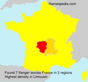 Surname Ifanger in France Surname Ifanger in France