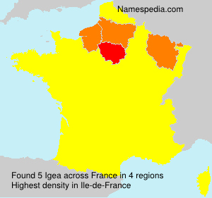 Surname Igea in France Surname Igea in France