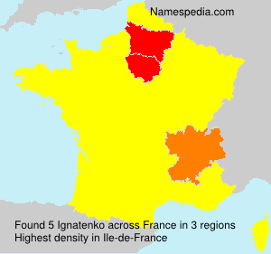 Surname Ignatenko in France Surname Ignatenko in France