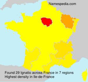 Surname Ignatio in France Surname Ignatio in France