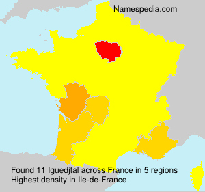Surname Iguedjtal in France Surname Iguedjtal in France