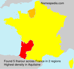 Surname Iharour in France Surname Iharour in France