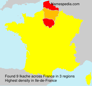 Surname Ikache in France Surname Ikache in France