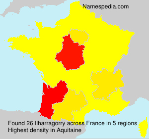 Surname Ilharragorry in France Surname Ilharragorry in France