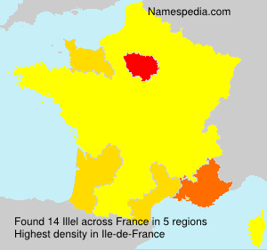 Surname Illel in France Surname Illel in France