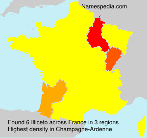 Surname Illiceto in France Surname Illiceto in France