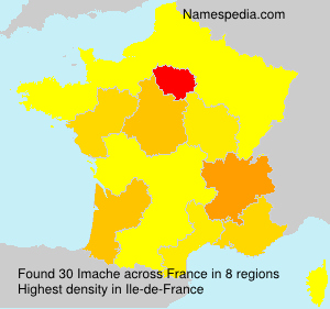 Surname Imache in France Surname Imache in France