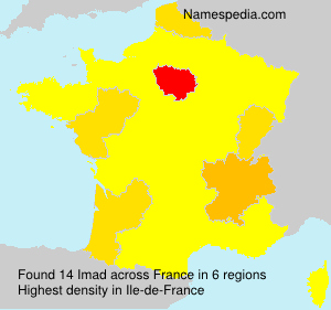 Surname Imad in France Surname Imad in France