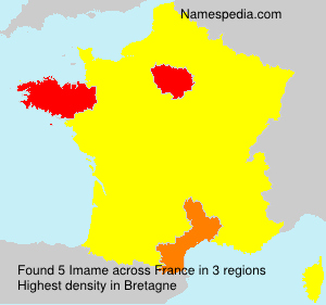 Surname Imame in France Surname Imame in France