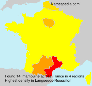Surname Imamouine in France Surname Imamouine in France
