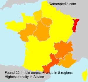 Surname Imfeld in France Surname Imfeld in France