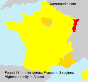 Surname Immler in France Surname Immler in France
