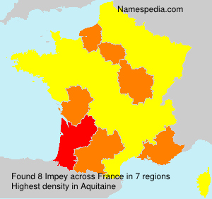 Surname Impey in France Surname Impey in France