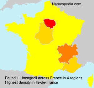 Surname Incagnoli in France Surname Incagnoli in France