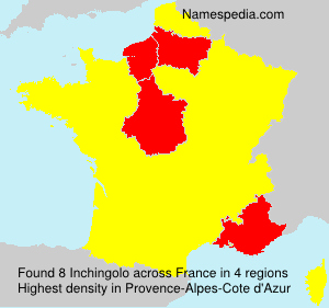Surname Inchingolo in France Surname Inchingolo in France