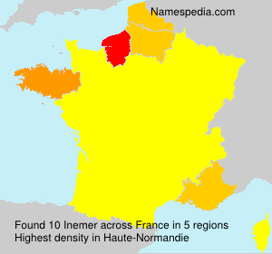 Surname Inemer in France Surname Inemer in France