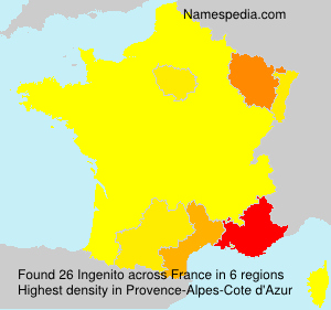Surname Ingenito in France Surname Ingenito in France