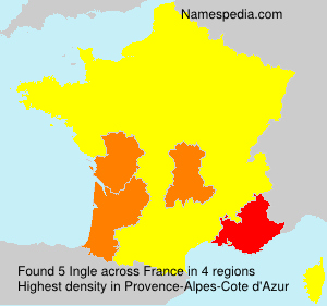 Surname Ingle in France