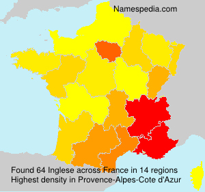 Surname Inglese in France Surname Inglese in France