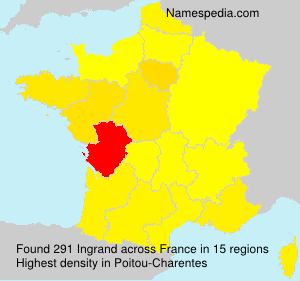 Surname Ingrand in France Surname Ingrand in France