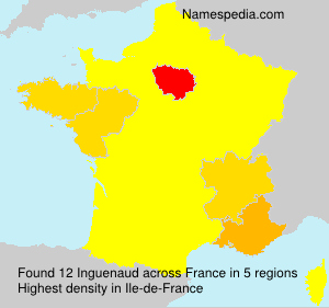 Surname Inguenaud in France Surname Inguenaud in France
