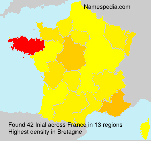 Surname Inial in France Surname Inial in France