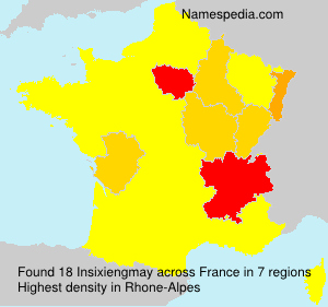 Surname Insixiengmay in France Surname Insixiengmay in France
