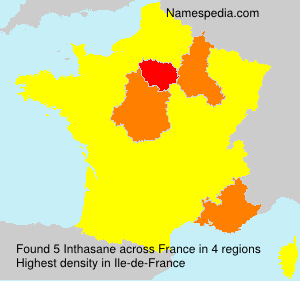 Surname Inthasane in France Surname Inthasane in France