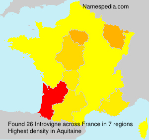 Surname Introvigne in France Surname Introvigne in France