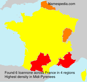 Surname Ioannone in France