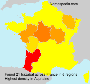 Surname Irazabal in France Surname Irazabal in France