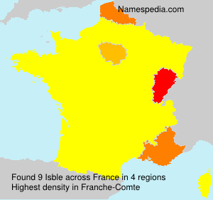 Surname Isble in France Surname Isble in France