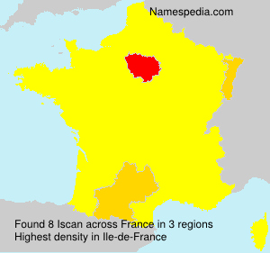 Surname Iscan in France Surname Iscan in France