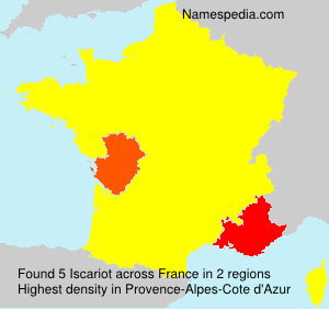Surname Iscariot in France Surname Iscariot in France