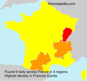 Surname Isely in France Surname Isely in France