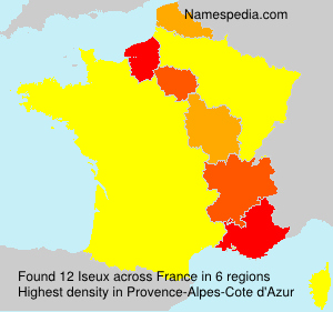 Surname Iseux in France Surname Iseux in France