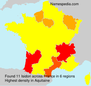 Surname Isidori in France Surname Isidori in France