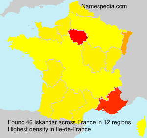 Surname Iskandar in France Surname Iskandar in France