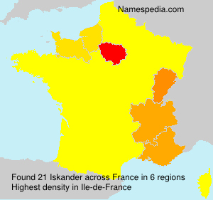 Surname Iskander in France Surname Iskander in France