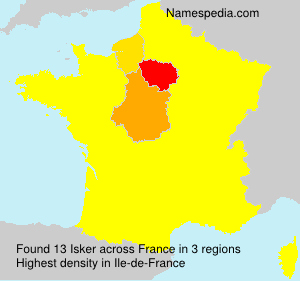 Surname Isker in France Surname Isker in France
