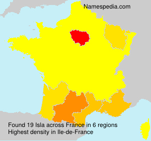 Surname Isla in France