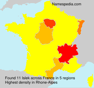 Surname Islek in France Surname Islek in France