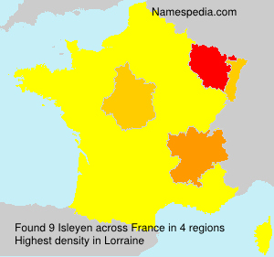 Surname Isleyen in France Surname Isleyen in France