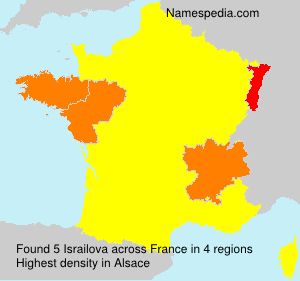 Surname Israilova in France