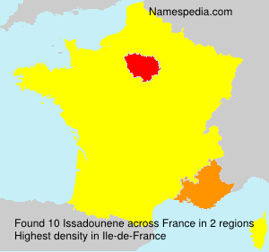 Surname Issadounene in France Surname Issadounene in France