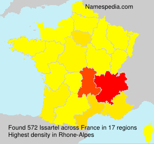 Surname Issartel in France Surname Issartel in France